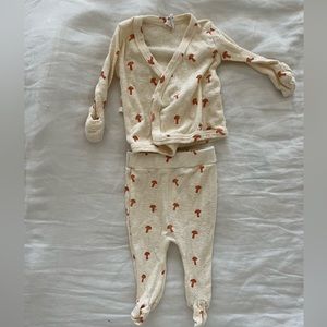 Kate Quinn 0-3 Eyelet Kimono Set